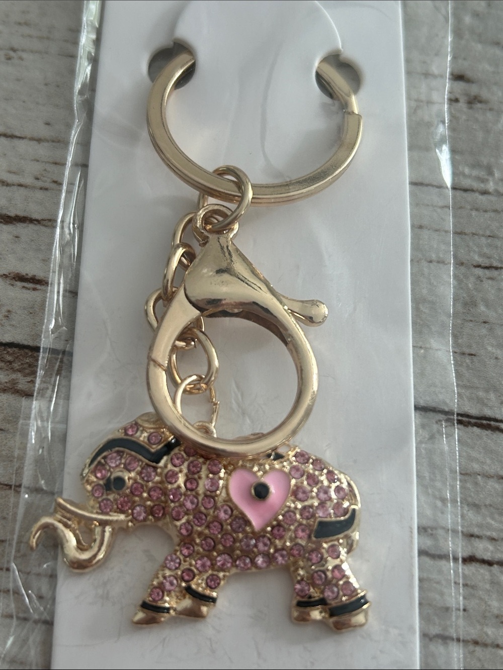 5/$25 pink elephant keychain
